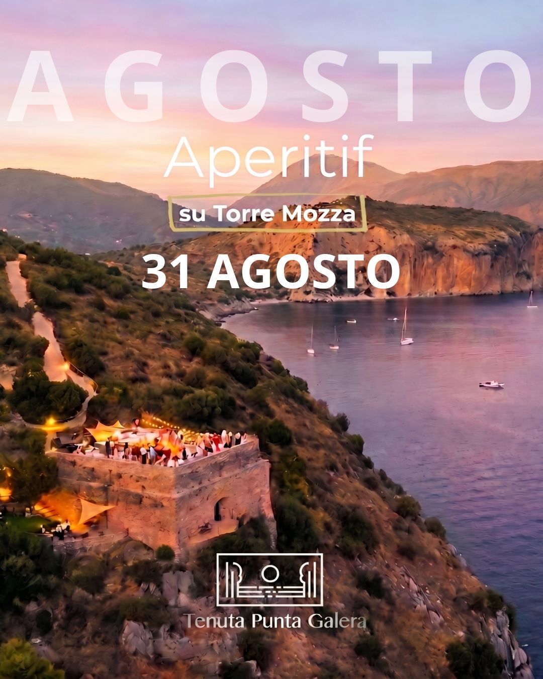 Aperitif su Torre Mozza 31 agosto 2026