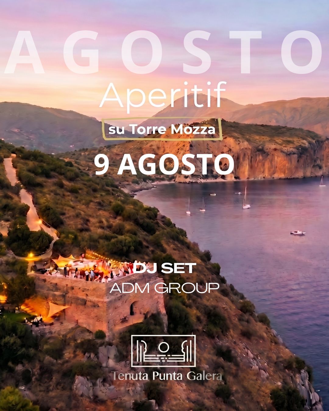 Aperitif su Torre Mozza 9 agosto 2026