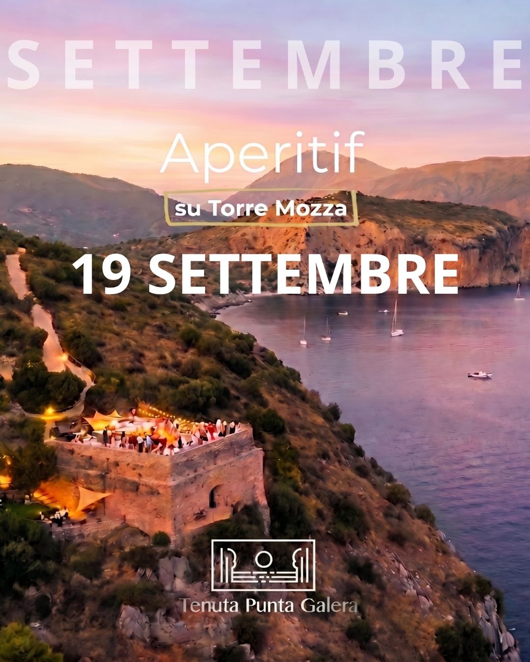 Aperitif su Torre Mozza 19 settembre 2026