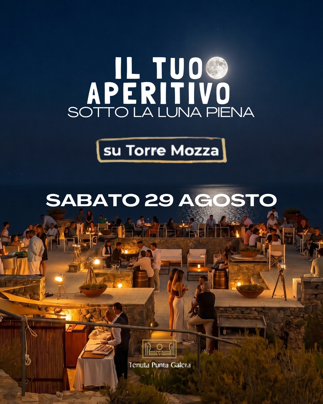 Aperitif su Torre Mozza 29 agosto 2026